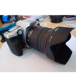 Film Camera Minolta Maxxum 5 w/ Sigma 28-200mm F3.5-5.6 Aspherical Macro / NEW
