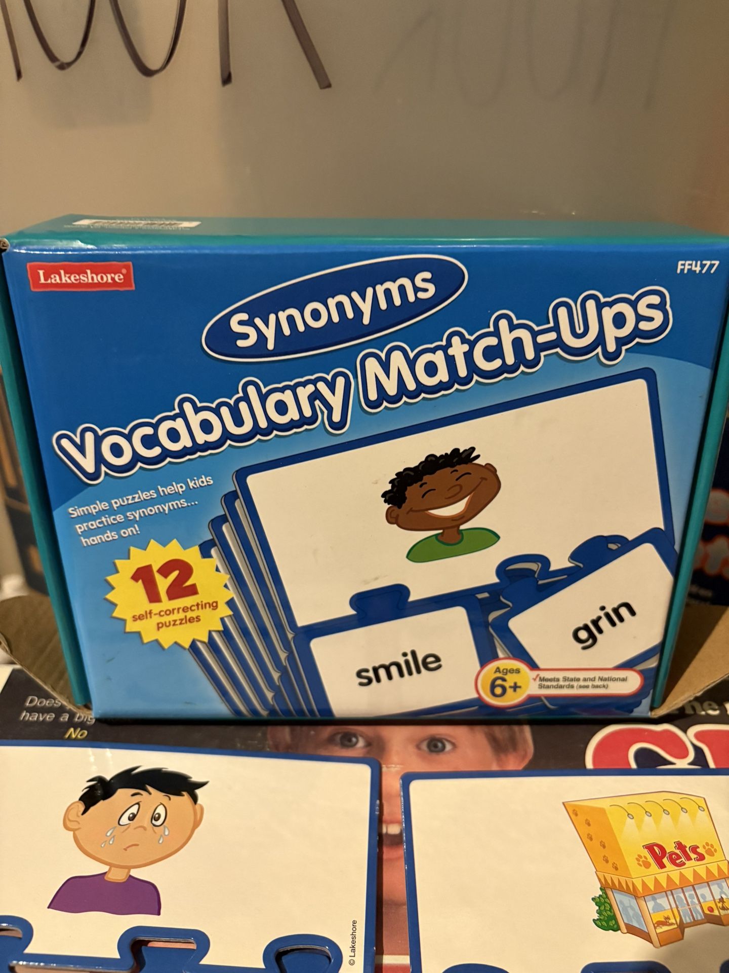 Lakeshore Vocabulary Match Ups. 