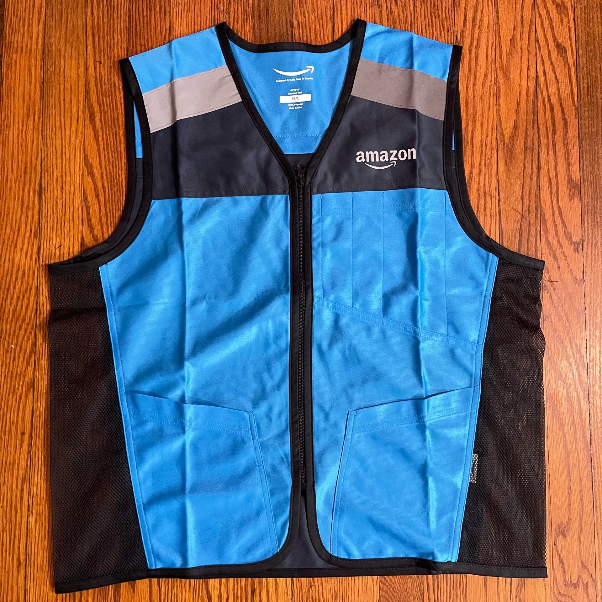 Brand new Amazon reflective work vest uniform