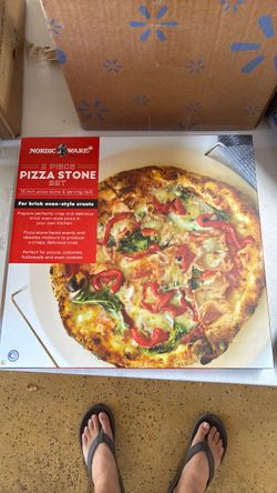 Nordic Ware 2-Piece Pizza Stone Set