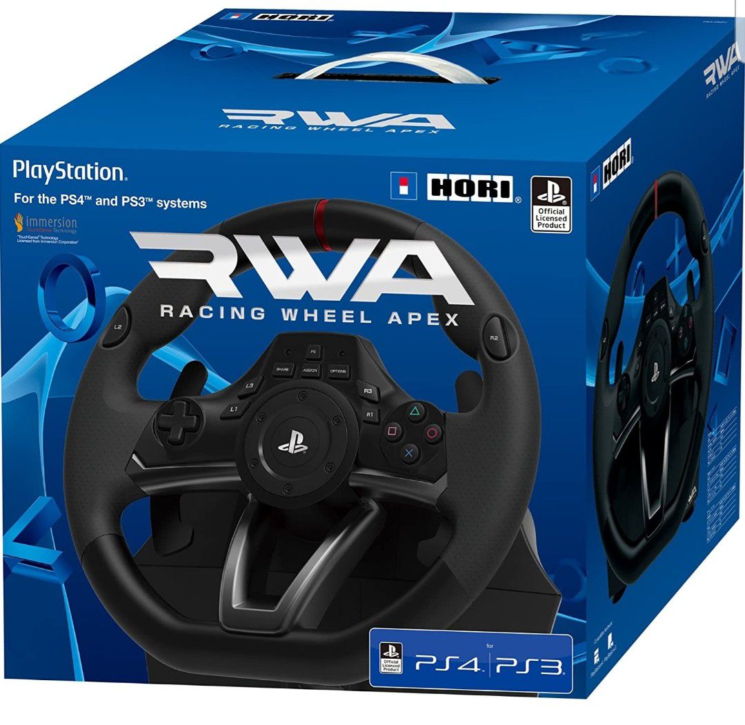 RWA Racing Wheel Apex controller for PS4 and PS3 Officially Licensed by Sony - PlayStation 4