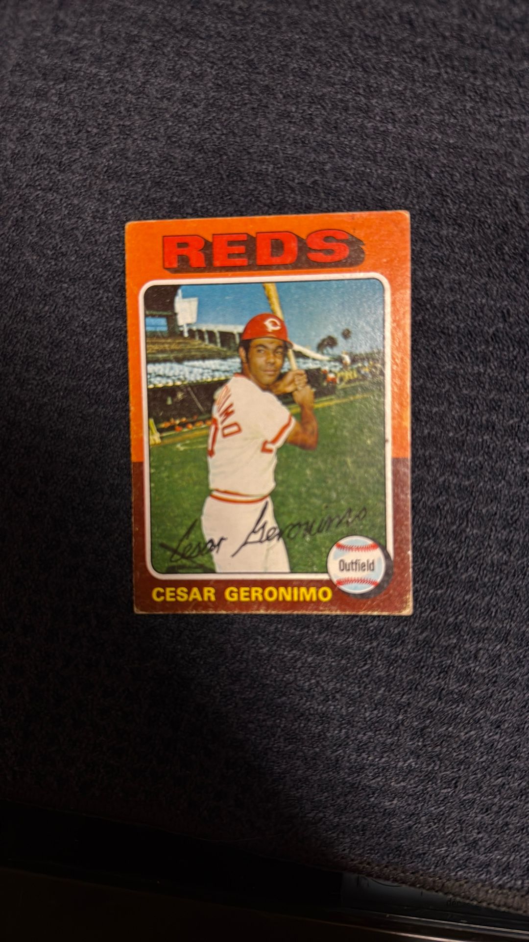 Cesar Geronimo Baseball Card