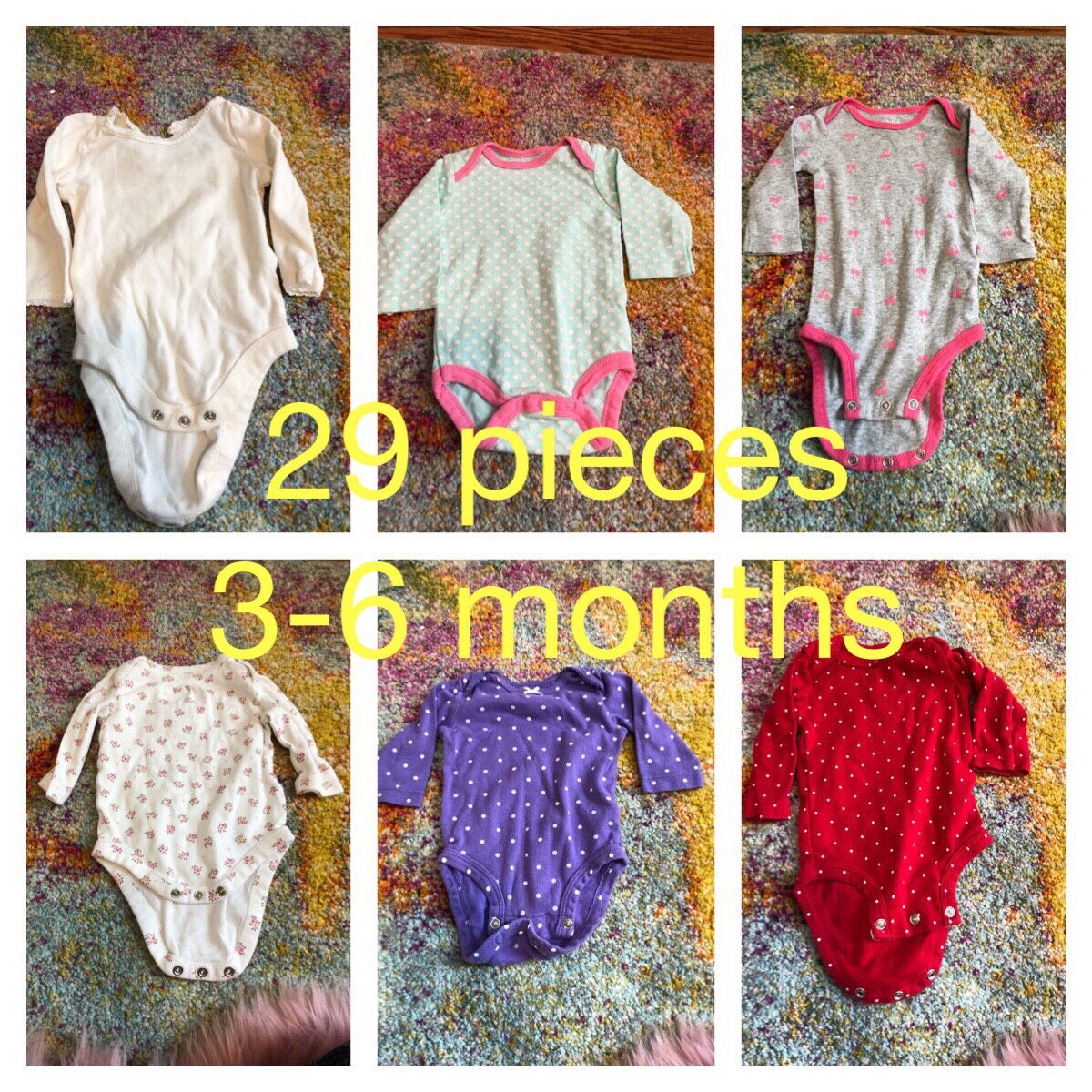 3-6 month baby Lot 29 pieces