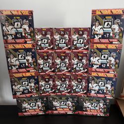 Optic Football Cards - Megas And Blasters