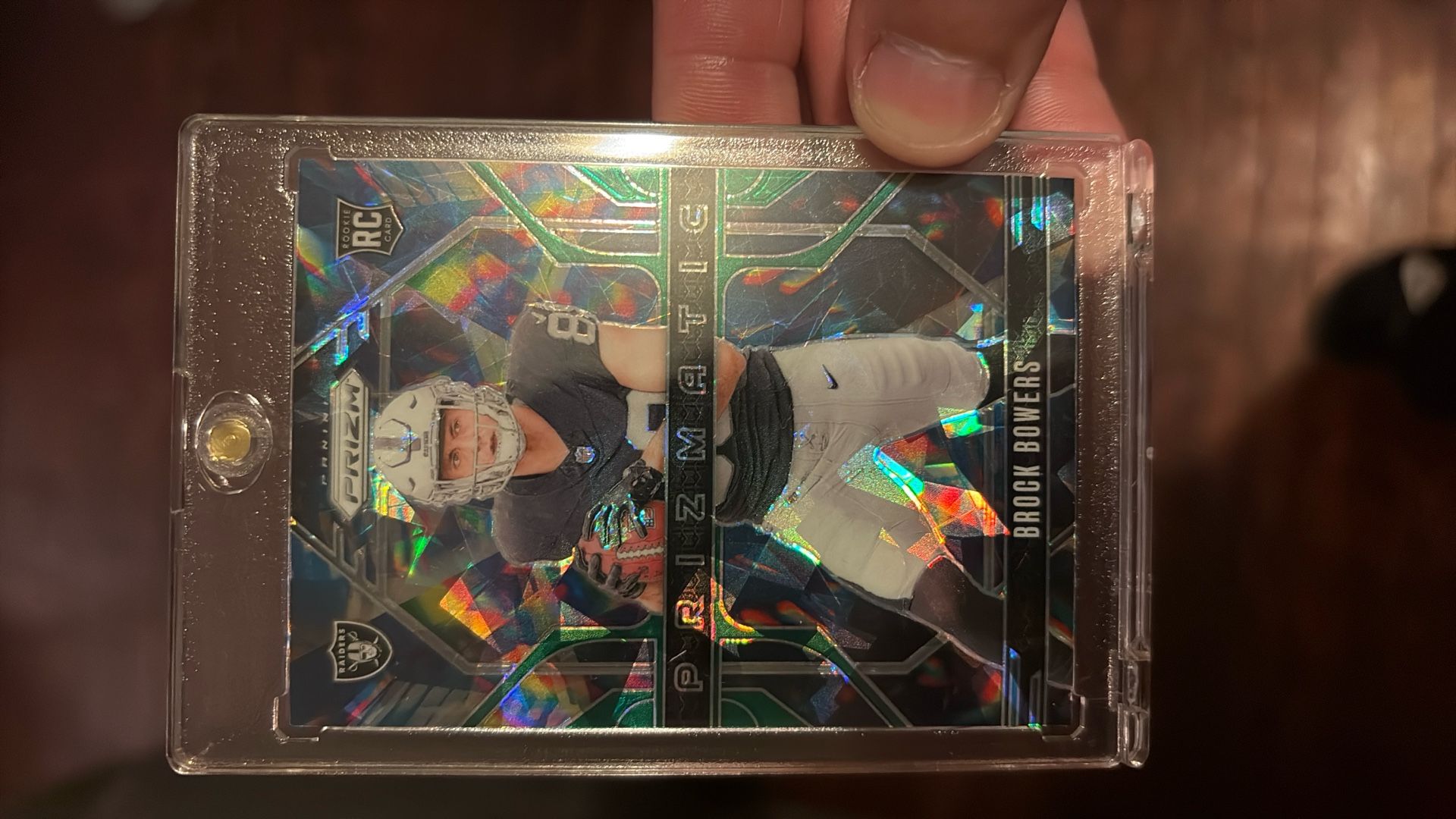 Brock Bowers Green Cracked Ice Prismatic