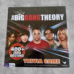 The Big Bang Theory Trivia Game Cardinal 21088 NEW SEALED 400+ Questions Fact/Fiction