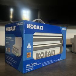 Kobalt Mini Toolbox (White) BRAND NEW