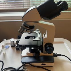 B120 Series Student & Professional LED Binocular Compound Microscope 40X-2500X Magnification With 3D Stage × 1