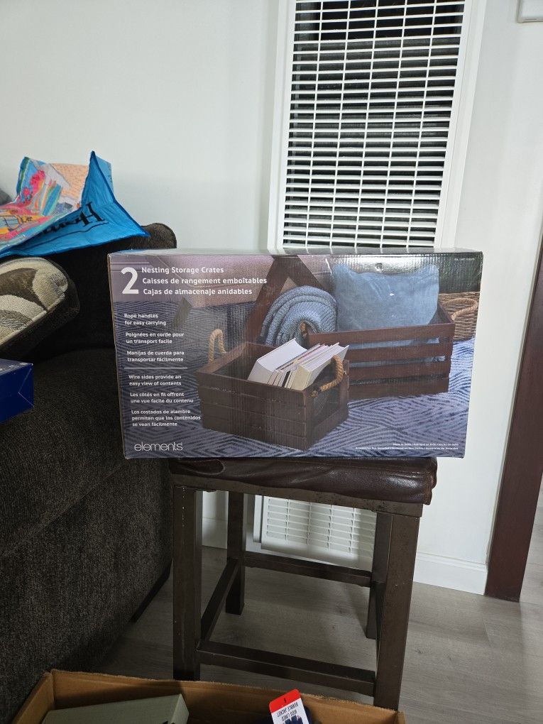 Wood And Wire Baskets