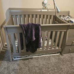 Gray Crib