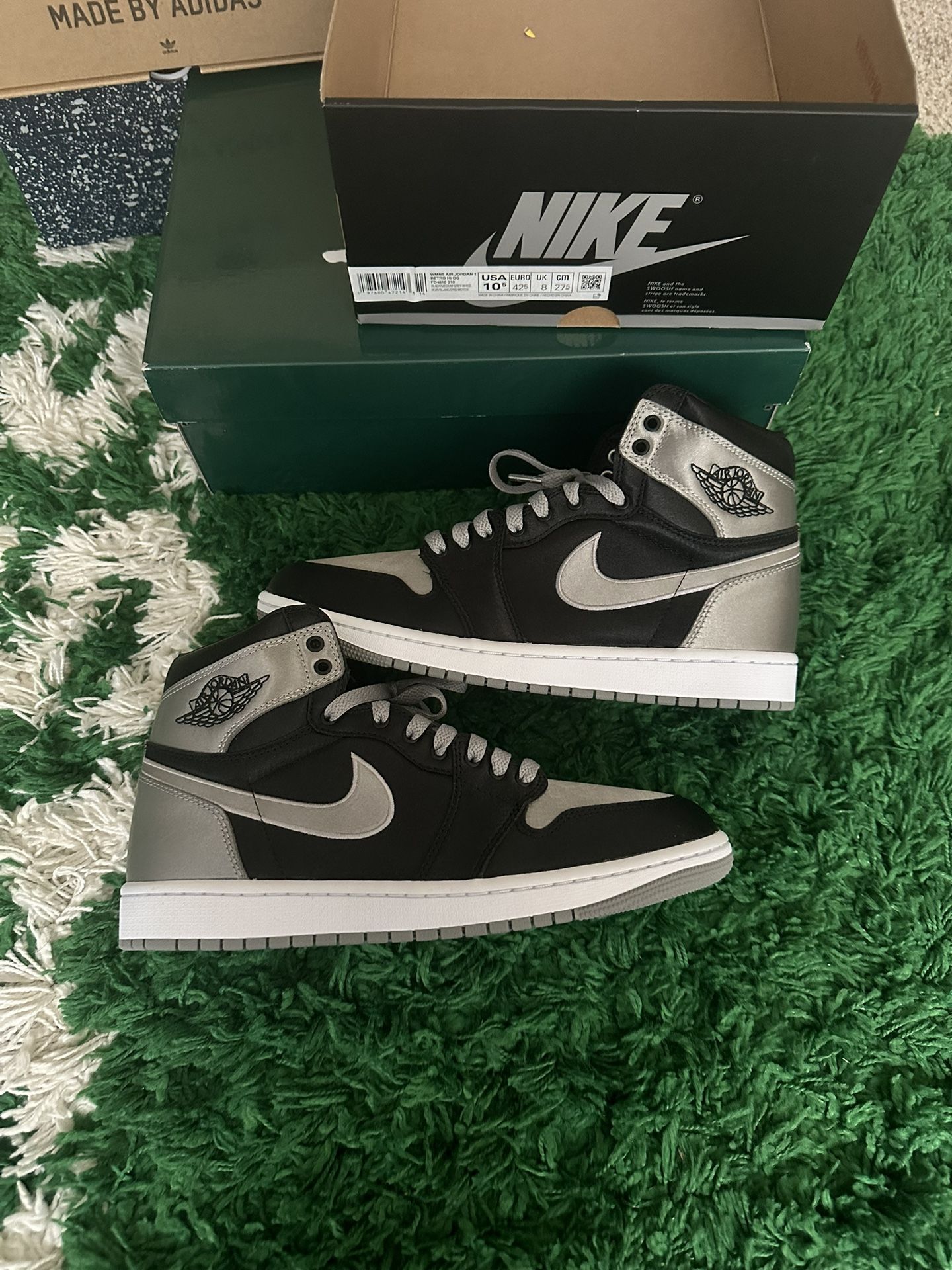 Satin Shadow Jordan 1 Size 9 Mens (10.5w)