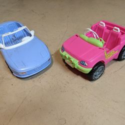 Barbie Corvette And Jeep