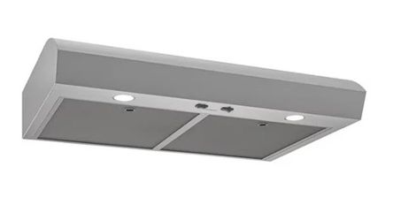Broan 30 inch Convertible 350-CFM Stainless Steel Under Cabinet Range Hood