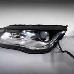 2012 2013 2014 2015 AUDI A7 4G8 LEFT SIDE DRIVER SIDE XENON HEADLIGHT OEM