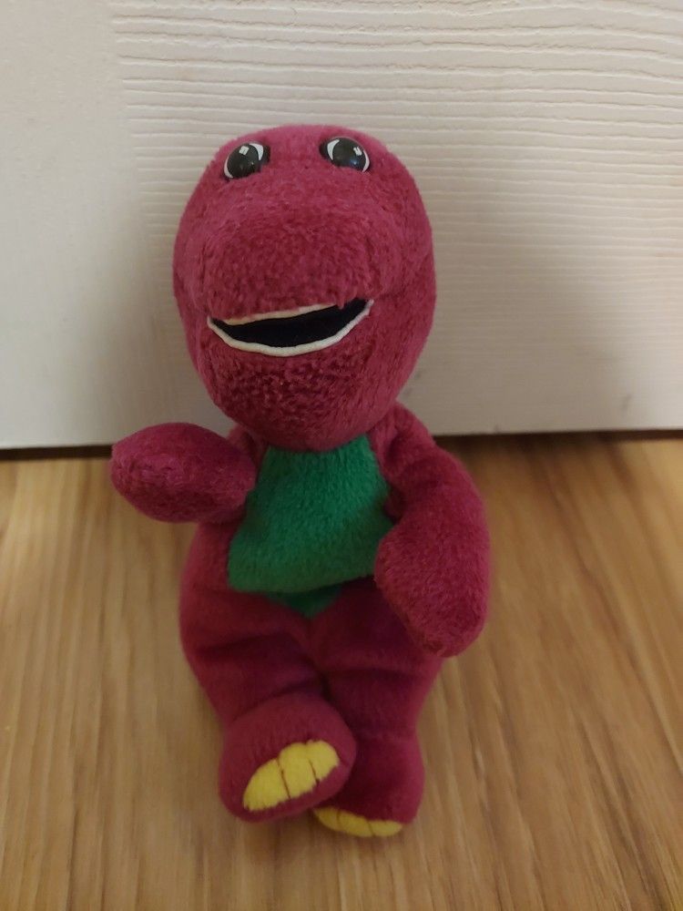 Gund Barney The Purple Dinosaur Vintage Plush Stuffed 7 Inches