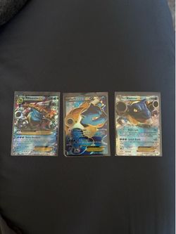 Pokemon Card Lot - Blastoise EX Full Art, M Blastoise EX & Blastoise EX XY Base Set