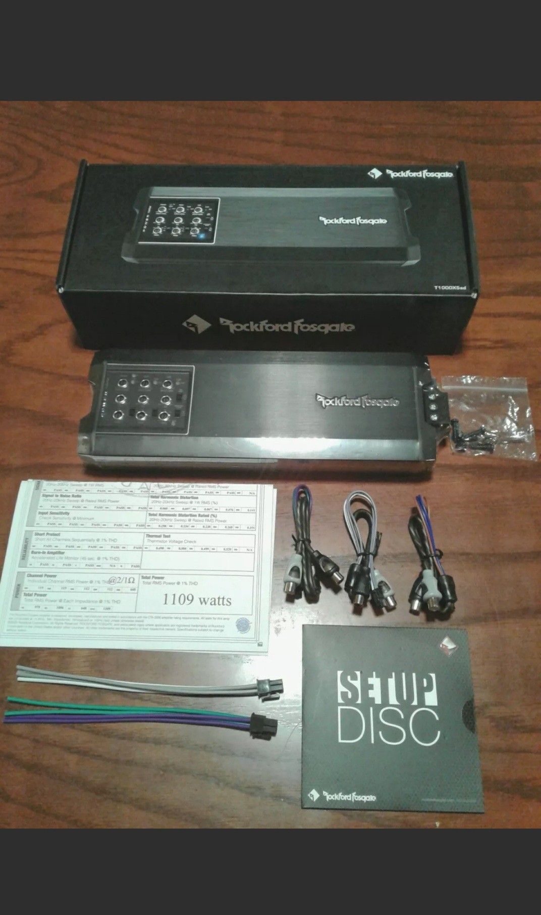Rockford fosgate T1000x5ad 5 channel Amp