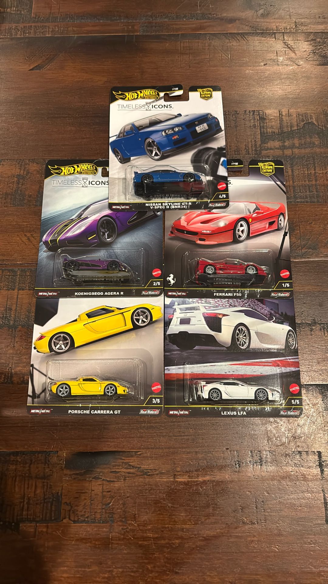 Hot Wheels Premium Icons Set