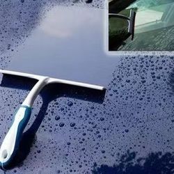 Car Squeegee with Hanging Hole Nonslip Handle Flexible for Doors Trunks