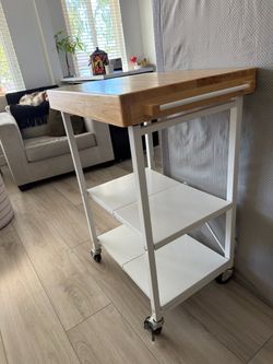 Kitchen rolling cart