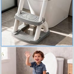 Potty Training Seat, SKYROKU Upgrade Toddler Toilet Seat for Kids Boys Girls, 2 in 1 Potty Training Toilet, Splash Guard Anti-Slip Pad Step Stool,New 
