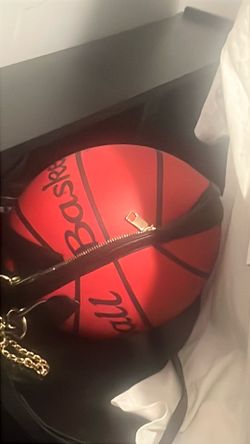 Red Basketball purse
