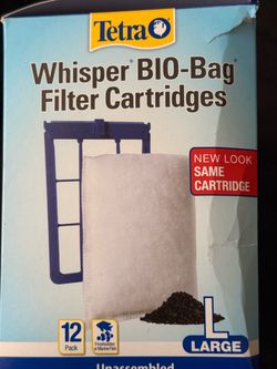 Tetra bio bag filter cartridges Large