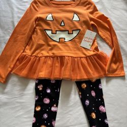 Toddler Halloween 2 Piece Set Size 4T
