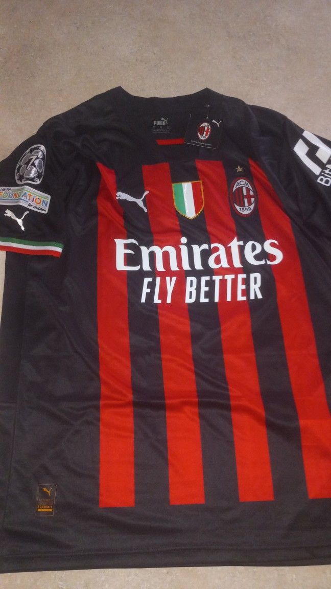 AC Milan Men's soccer team jersey