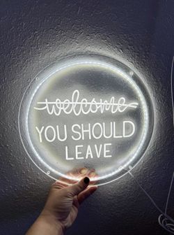“Welcome” Neon Led Sign 