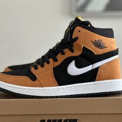 Jordan 1 Zoom Air CMFT  “black Monarch “  CT0978-002 Mens 11