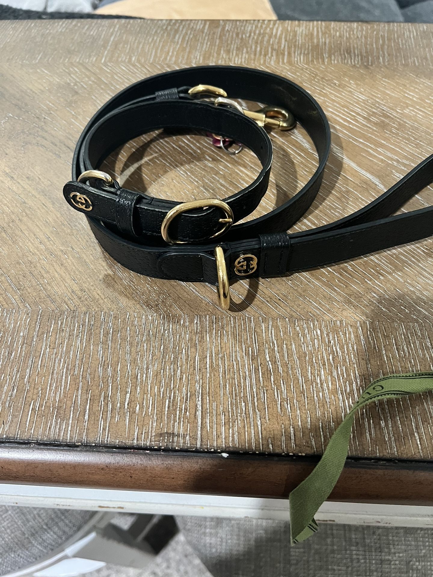 Gucci Dog Leash And Collar