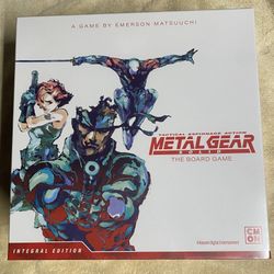 CMON Metal Gear Solid Board Game Integral Kickstarter Edition NIB