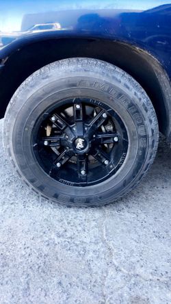 RDR 17” Rims With Tires Universal 