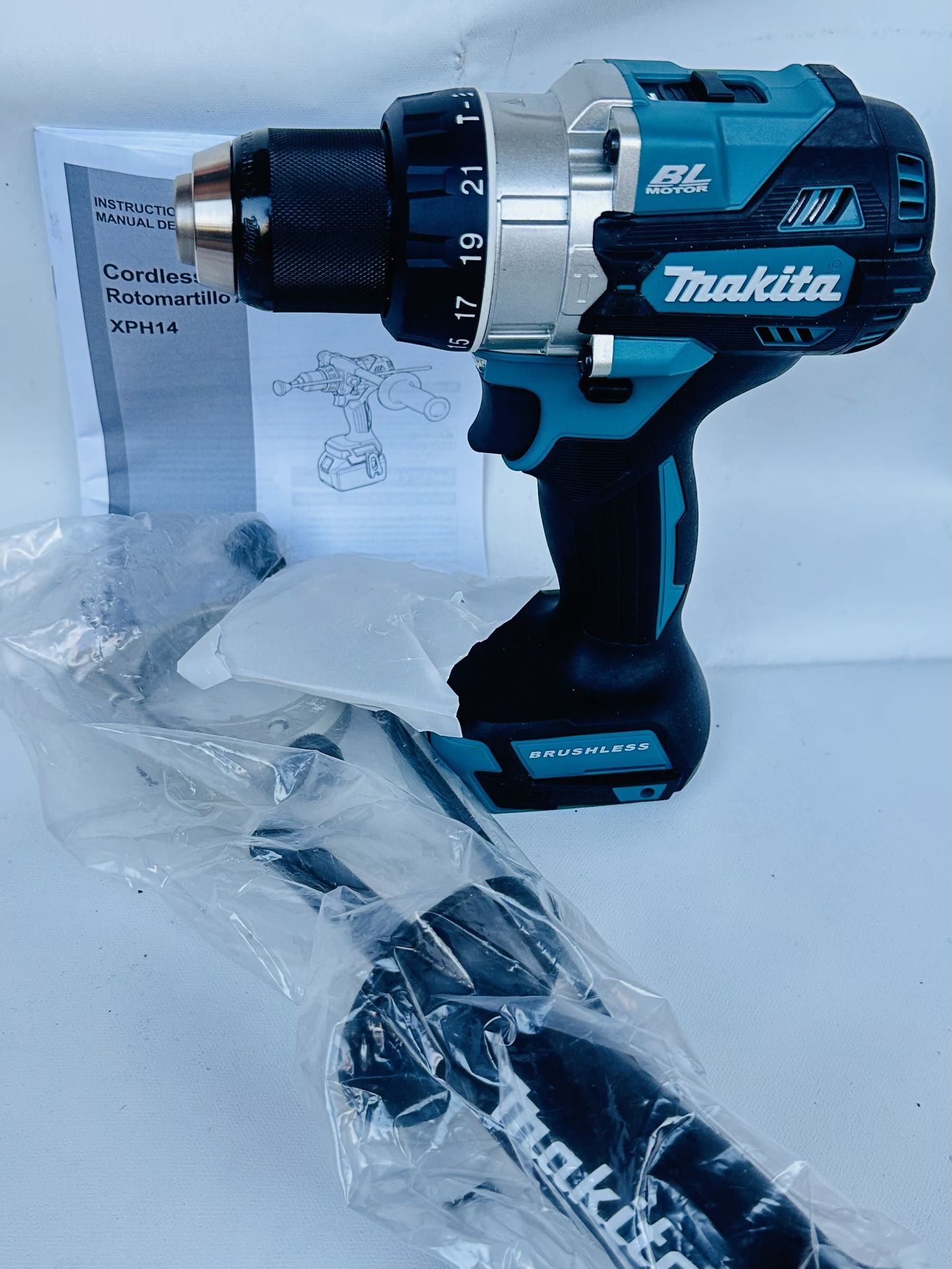 Makita XPH14 18V LXT® Lithium-Ion Brushless Cordless 1/2" Hammer Driver-Drill, Tool Only