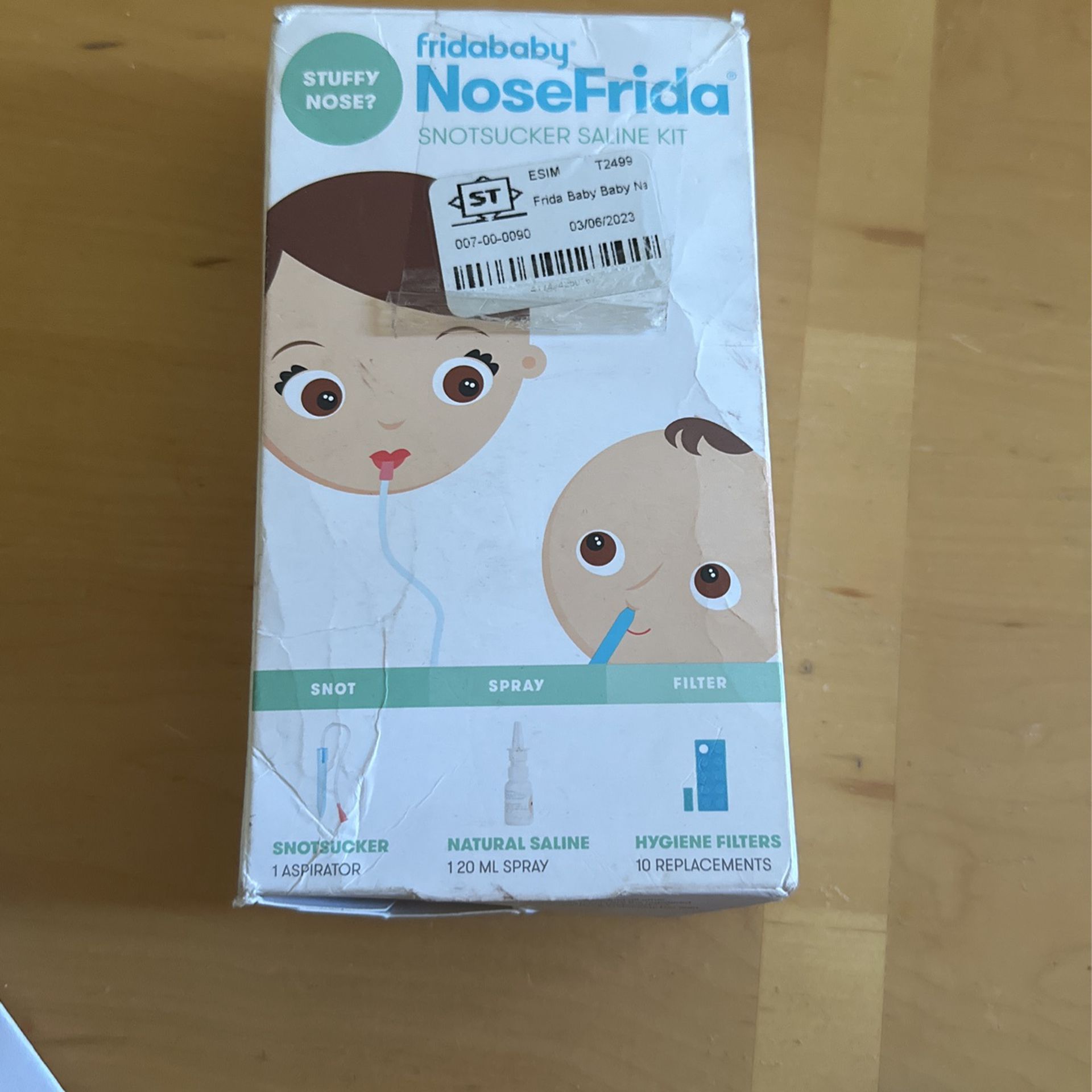 Fridababy NoseFrida Snotsucker Saline Kit