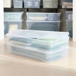 The Container Store "Our Long Underbed Box" (3 boxes) - $33 (Downtown) NON-NEGOTIABLE. Hagglers will be ignored.