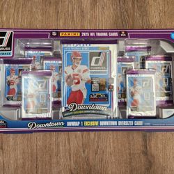 2025 Donruss Football Costco Bundle Box Downtown Insert Exclusive 