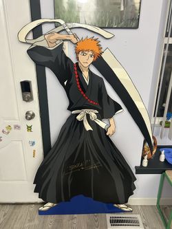 4ft Autographed Ichigo (Bleach) Custom Made Cut-out
