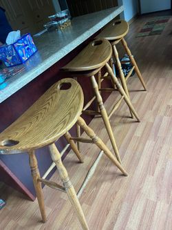Amish saddle stools