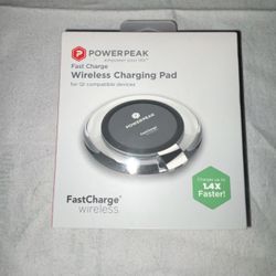 PowerPeak Fast Charge Wireless Charging Pad - Open Box/Never Used