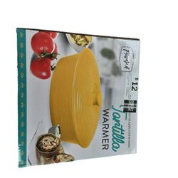 Parini Tortilla Warmer Yellow Small Kitchen Appliance