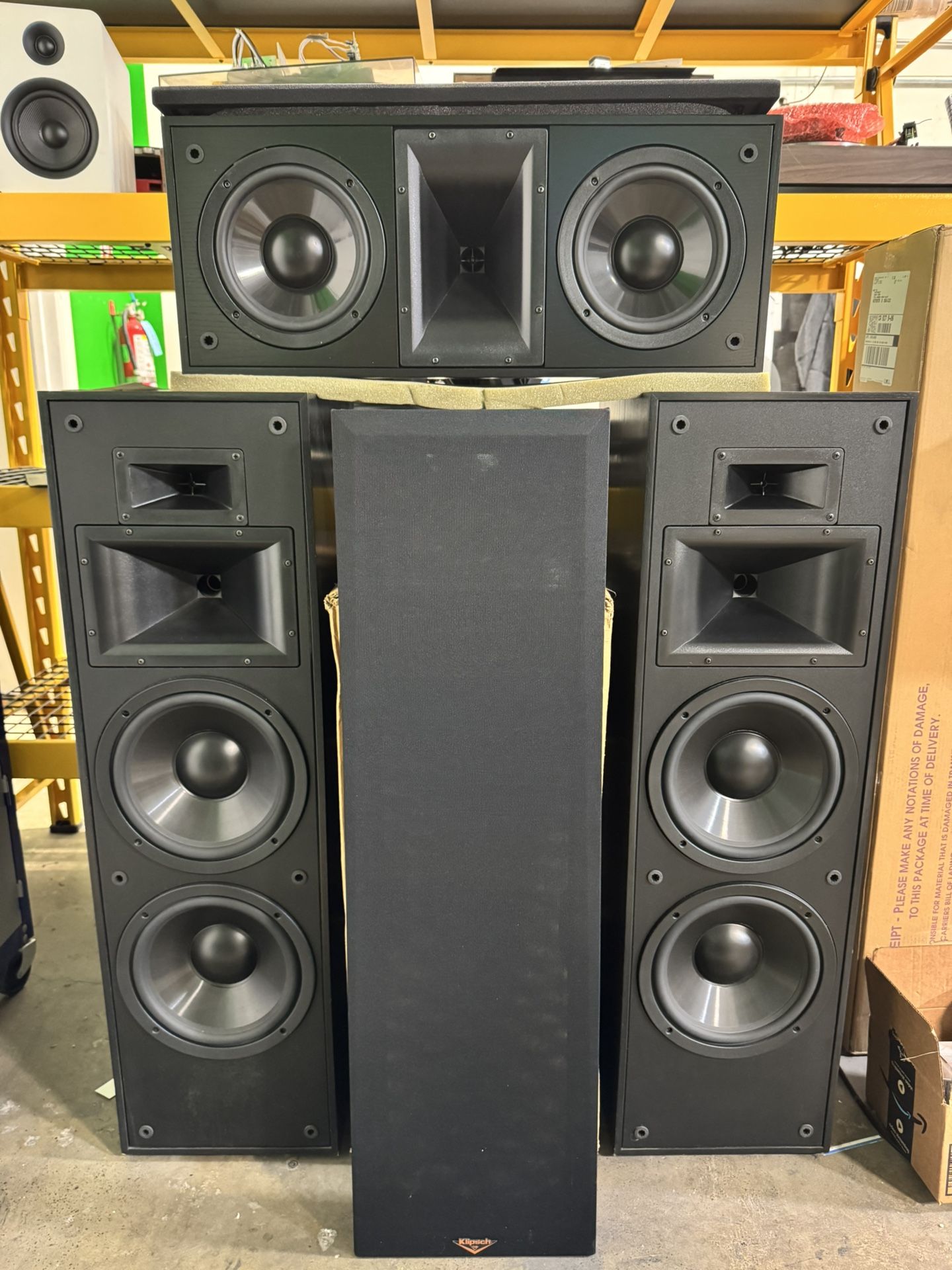 Klipsch KLF-20 Tower Pair With KLF-7 Center