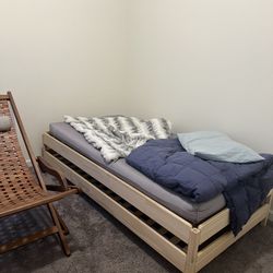 IKEA Stackable bed, pine, Twin