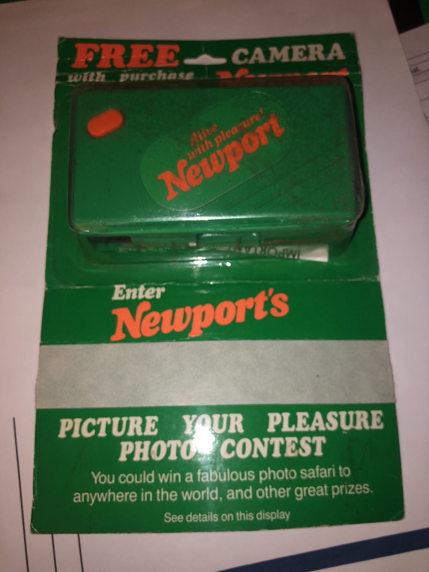 1980s Newport Disposable Camera