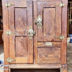 Antique Oak Ice Box