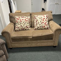 Furniture: Love Seat, Recliner, Cabinet