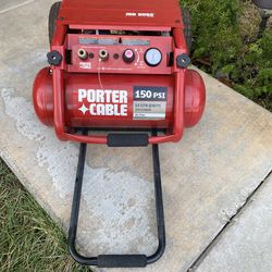 Selling a porter cable 150 psi 4.5 gallon air compressor