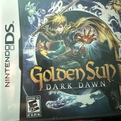 Golden Sun Dark Dawn Nintendo DS