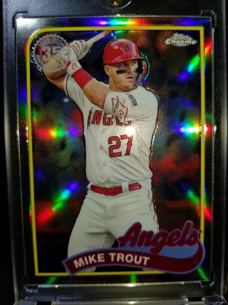 Mike Trout Refractor 24 Topps 35th Anniversary